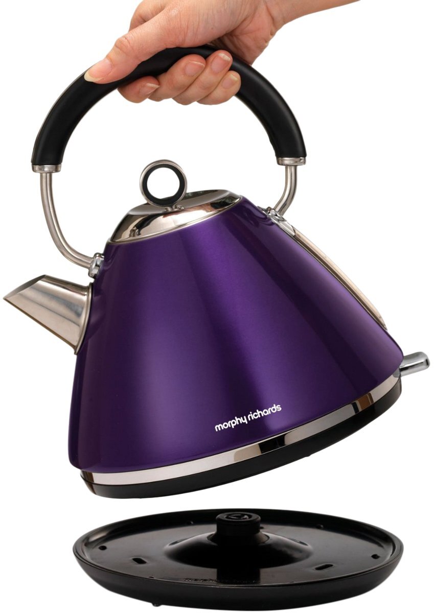 Morphy Richards Pyramid Kettle Prism 108107 Purple Electric Kettle.  .co.uk