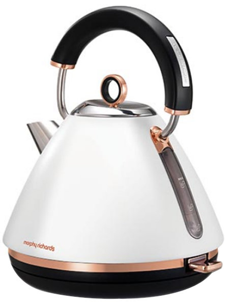 morphy richards accents traditional pyramid kettle