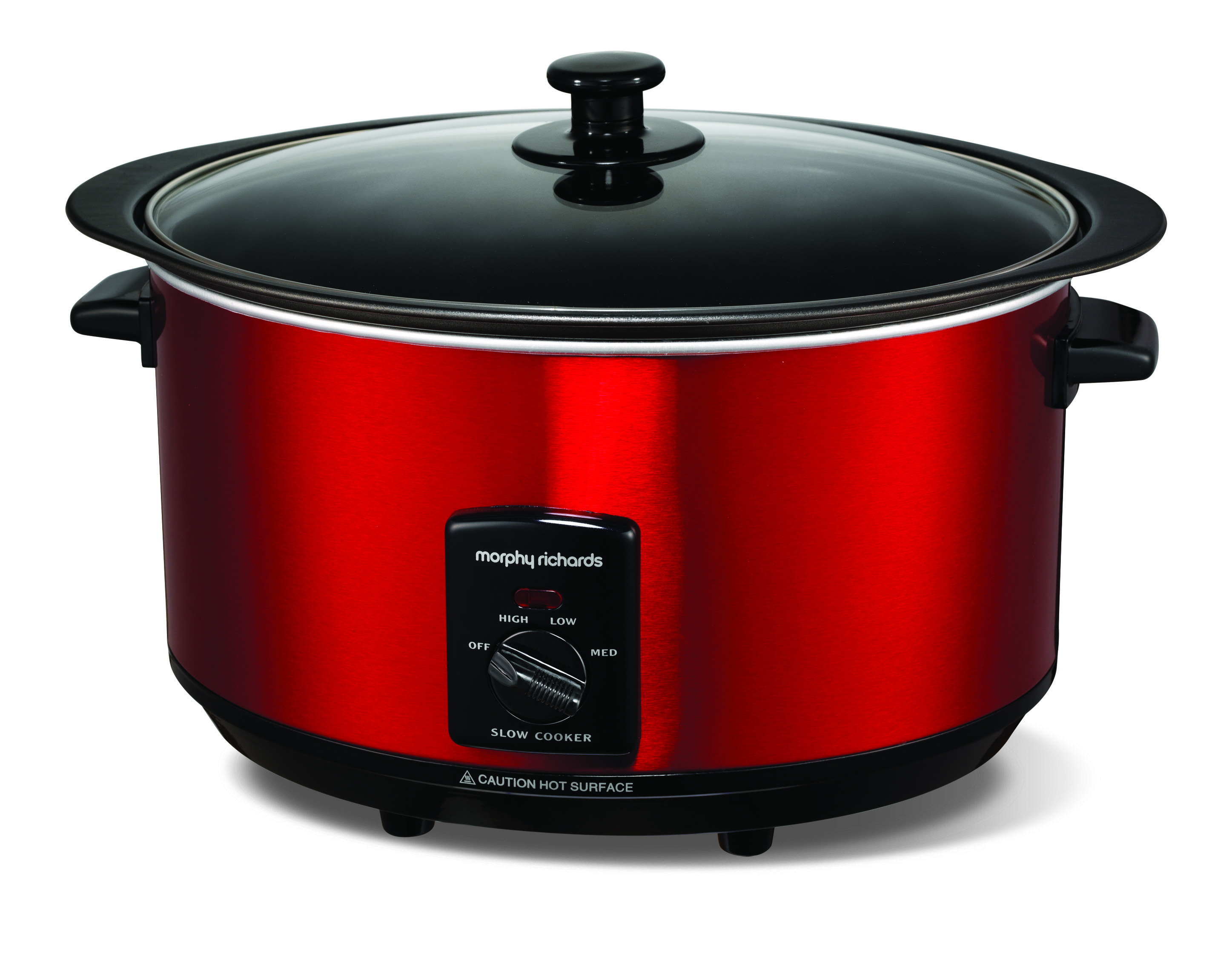 morphy richards red slow cooker 6.5 l