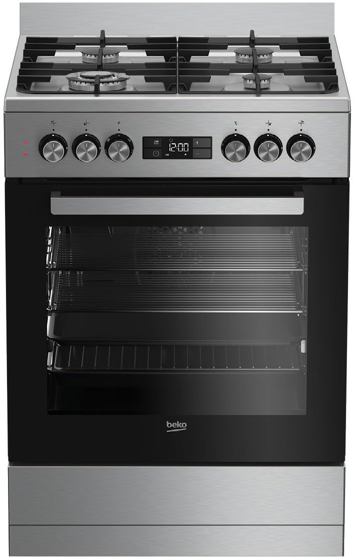 beko 60cm dual fuel cooker