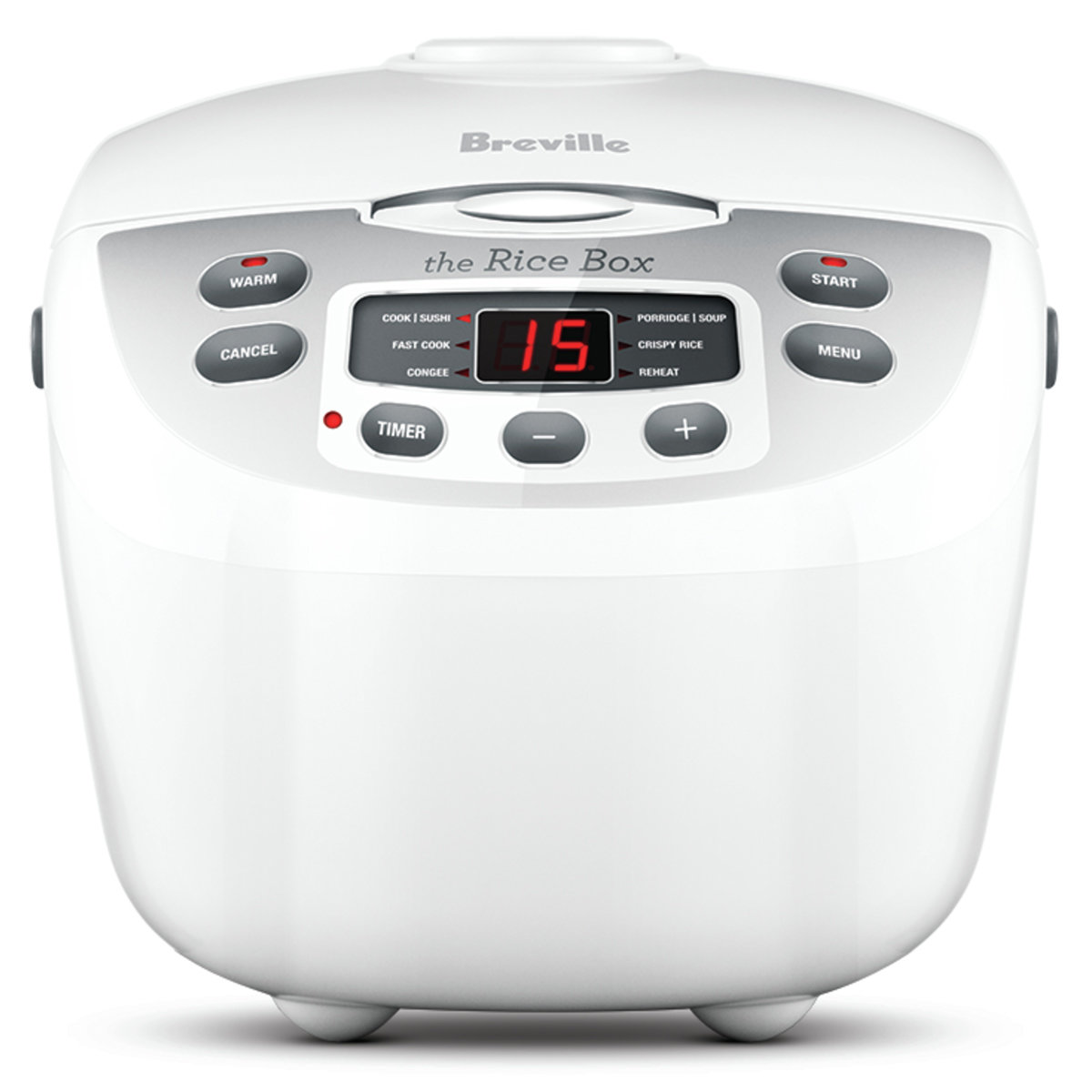 breville lrc480wht the smart rice box rice cooker