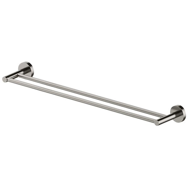 760mm double 2025 towel rail